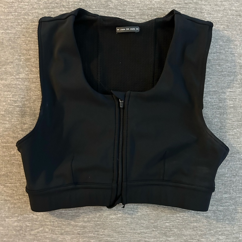 Oiselle Black Sports Bra